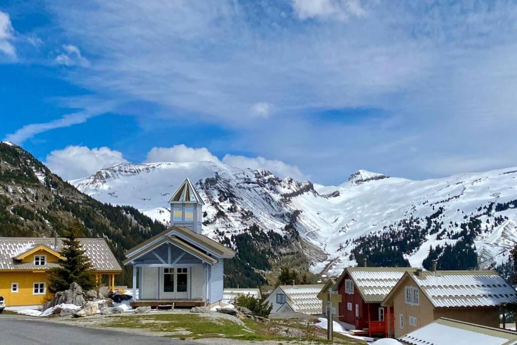 Vue Panoramique Sur Les Montagnes Plein Sud - T2 Skis Aux Pieds, Piscine & Spa 福勒恩 外观 照片