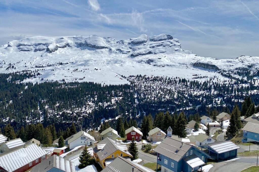 Vue Panoramique Sur Les Montagnes Plein Sud - T2 Skis Aux Pieds, Piscine & Spa 福勒恩 外观 照片