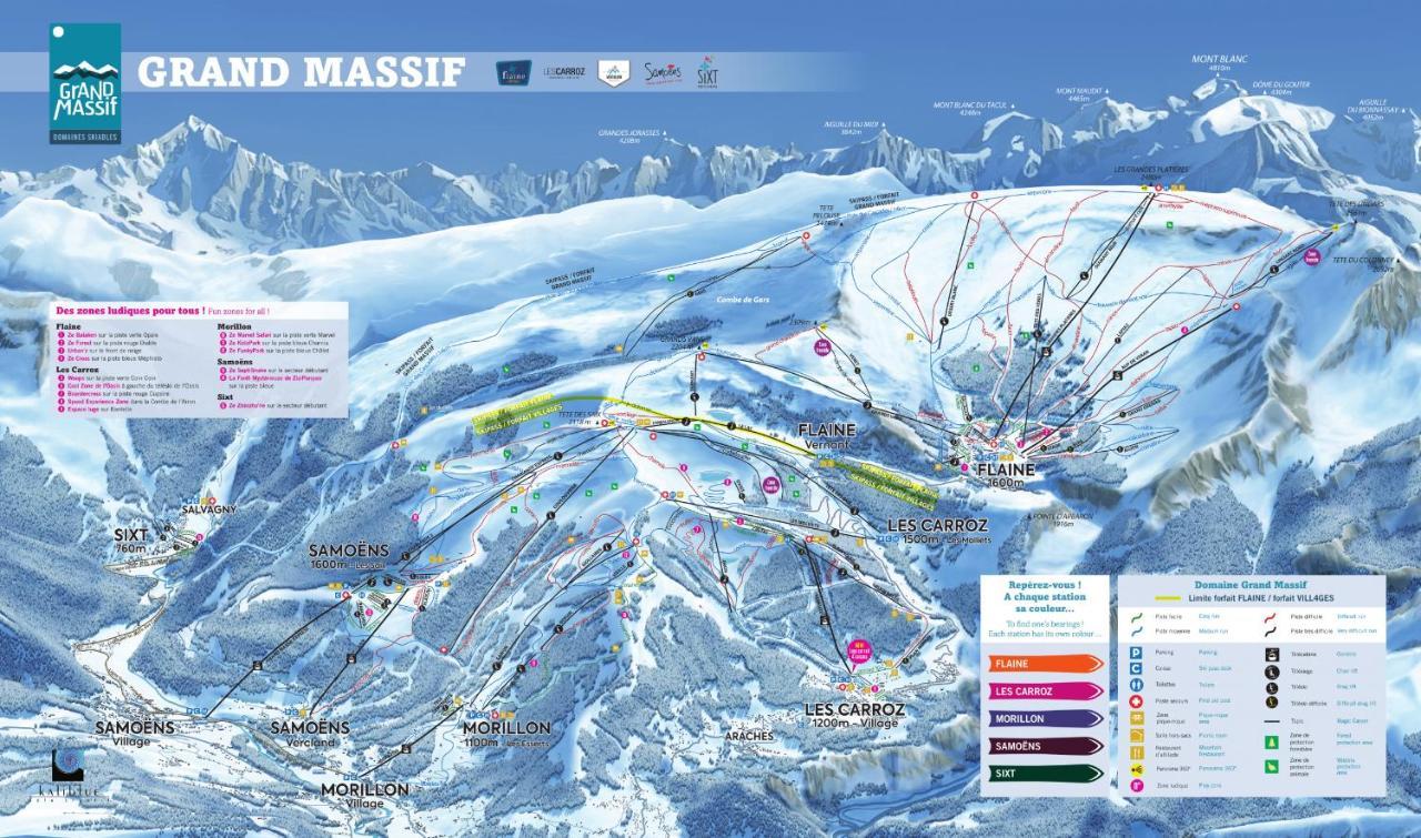 Vue Panoramique Sur Les Montagnes Plein Sud - T2 Skis Aux Pieds, Piscine & Spa 福勒恩 外观 照片