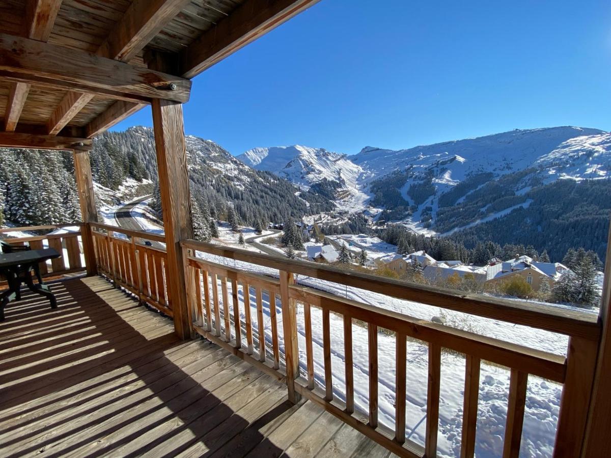 Vue Panoramique Sur Les Montagnes Plein Sud - T2 Skis Aux Pieds, Piscine & Spa 福勒恩 外观 照片