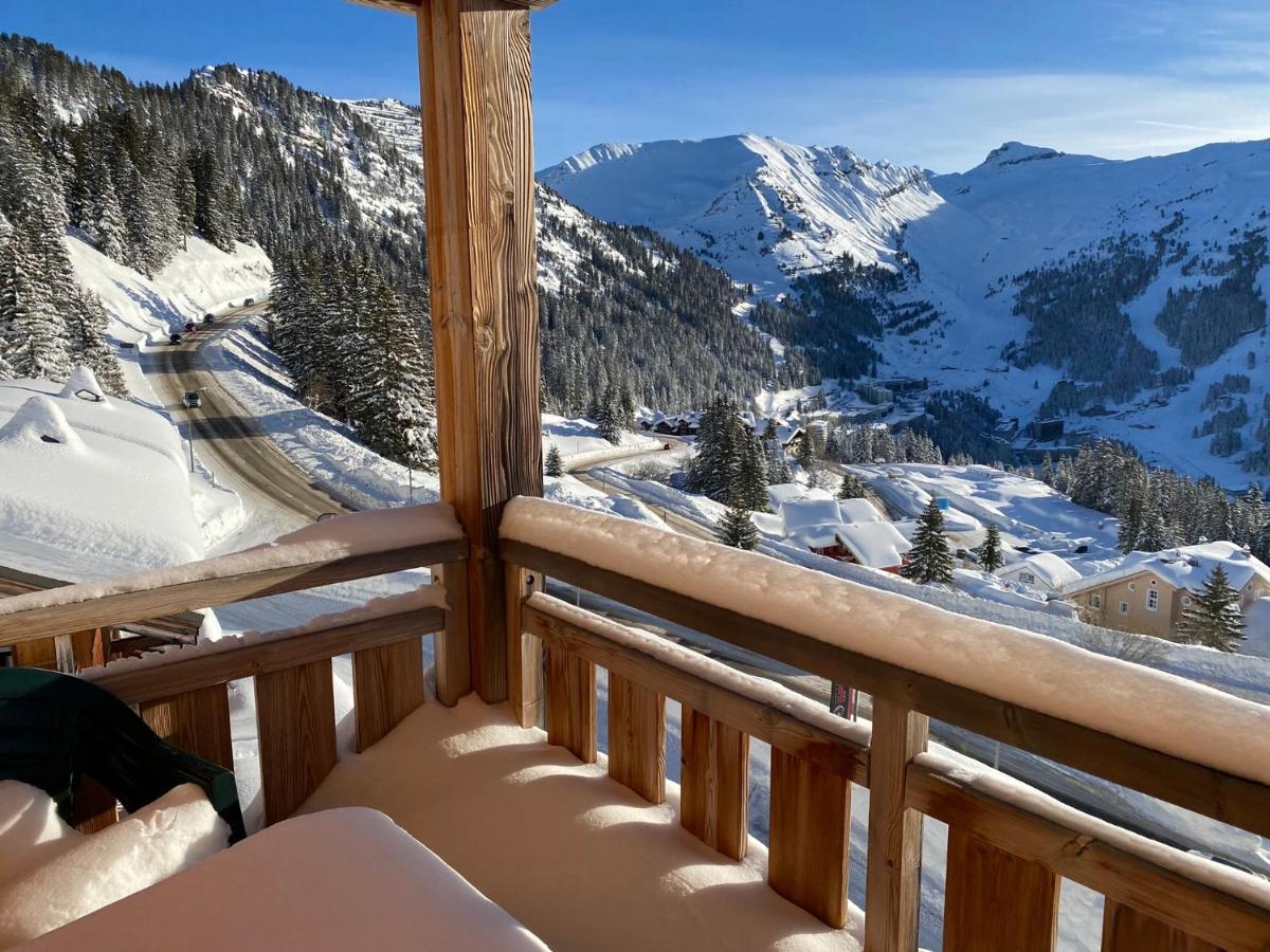 Vue Panoramique Sur Les Montagnes Plein Sud - T2 Skis Aux Pieds, Piscine & Spa 福勒恩 外观 照片