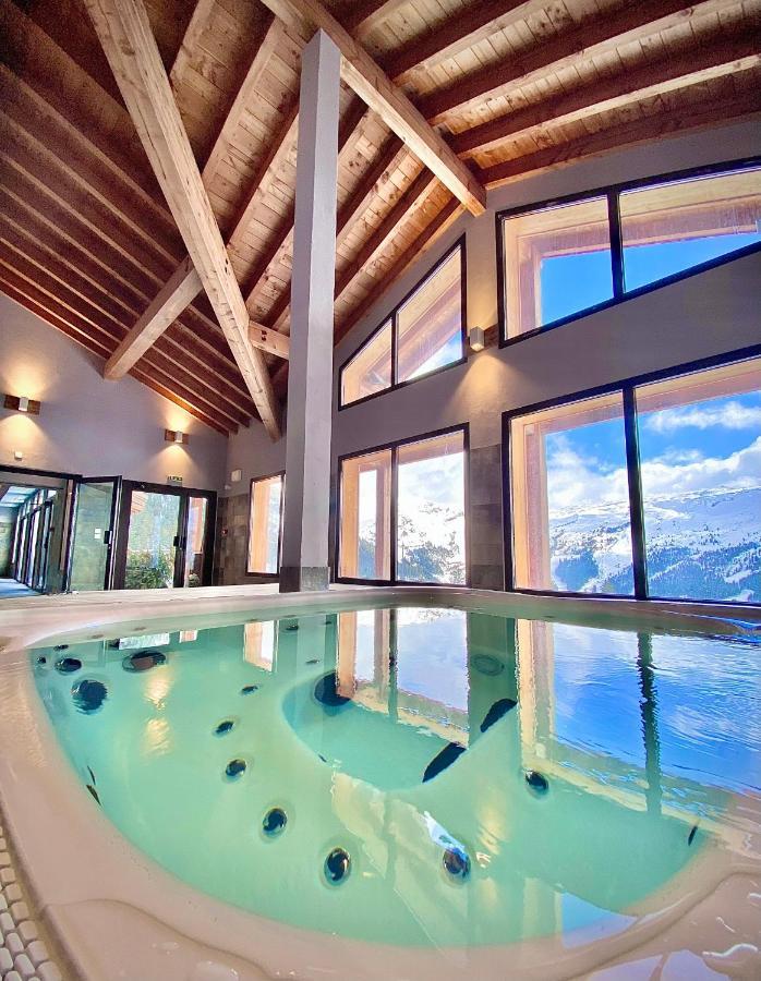 Vue Panoramique Sur Les Montagnes Plein Sud - T2 Skis Aux Pieds, Piscine & Spa 福勒恩 外观 照片